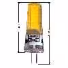 لامپ سوزنی 5 وات نوربیست مدل 5W-COB پایه G4-220V بسته 2 عددی