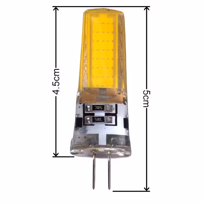 لامپ سوزنی 5 وات نوربیست مدل 5W-COB پایه G4-220V بسته 2 عددی