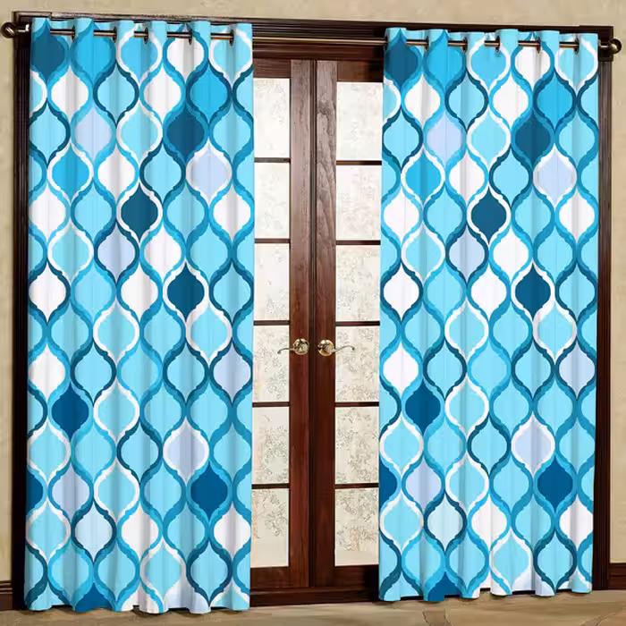 پرده مدل هازان پانچی کد 14 سایز 280x140 سانتی متر