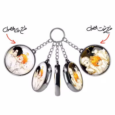 جاکلیدی خندالو طرح نورلند انیمه ناکجا آباد موعود مدل دوطرفه کد 1011810115