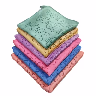 دستمال نظافت مدل خرگوشی مجموعه 3 عددی