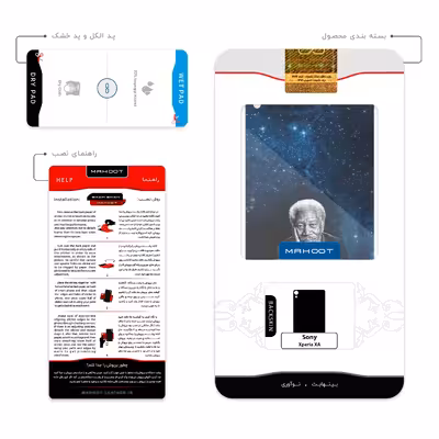 برچسب پوششی ماهوت مدل Morgan Freeman مناسب برای گوشی موبایل سونی Xperia XA
