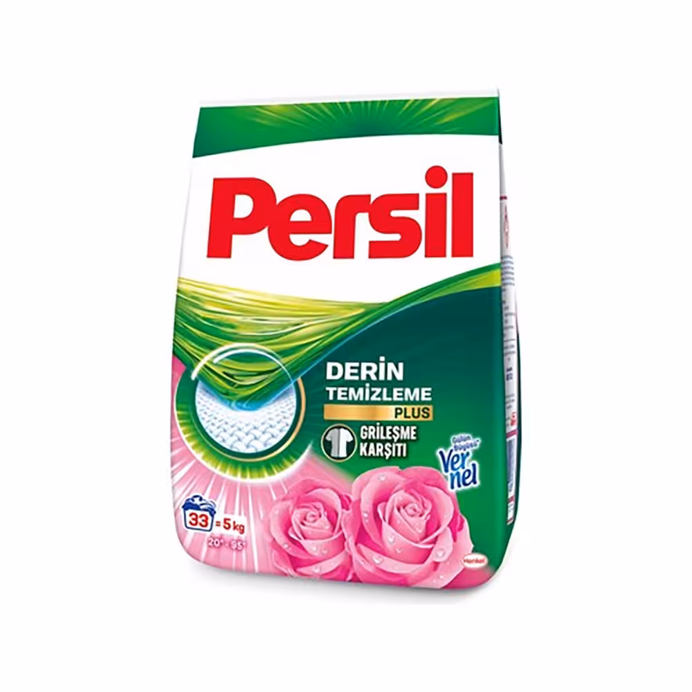 پودر ماشین لباسشویی پرسیل Persil با رایحه گل رز حجم 5 کیلو گرم
