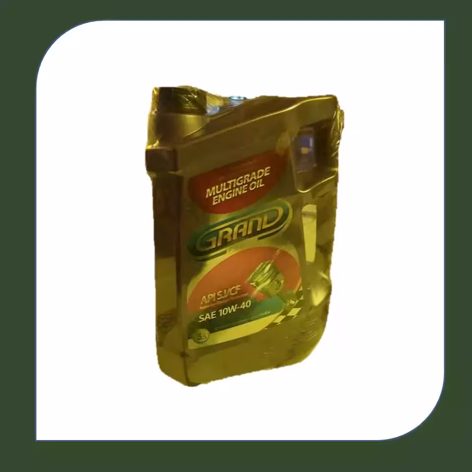 روغن موتور 10W40 SJ گرند فورس (جی فورس) 3.5لیتری پلاستیکی