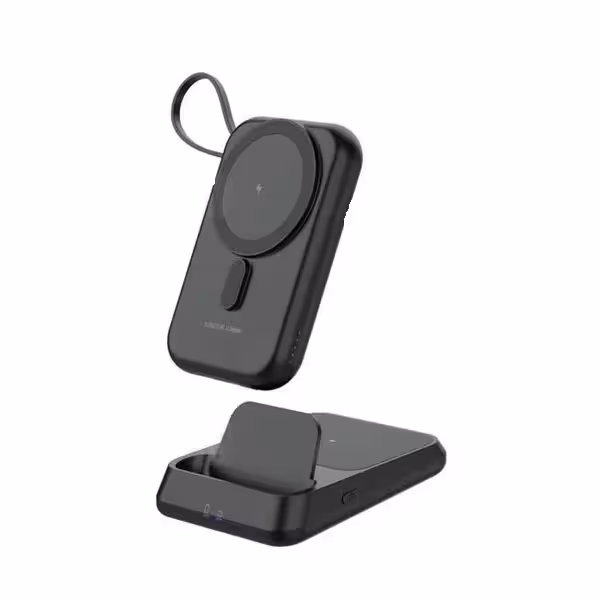 استند و پاوربانک وایرلس 10000 مگ سیف گرین لاین