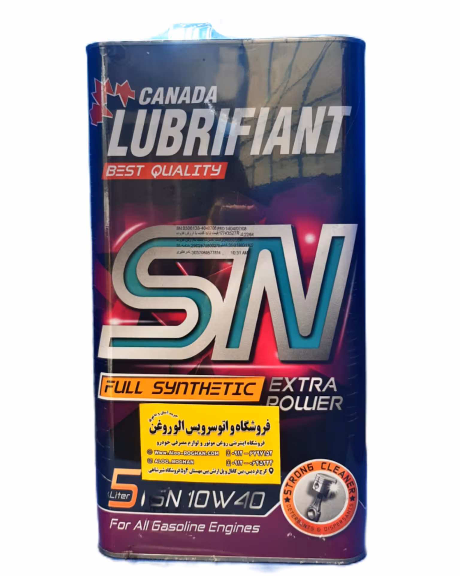 روغن موتور لوبریفنت کانادا 10W40 پنج لیتری SN