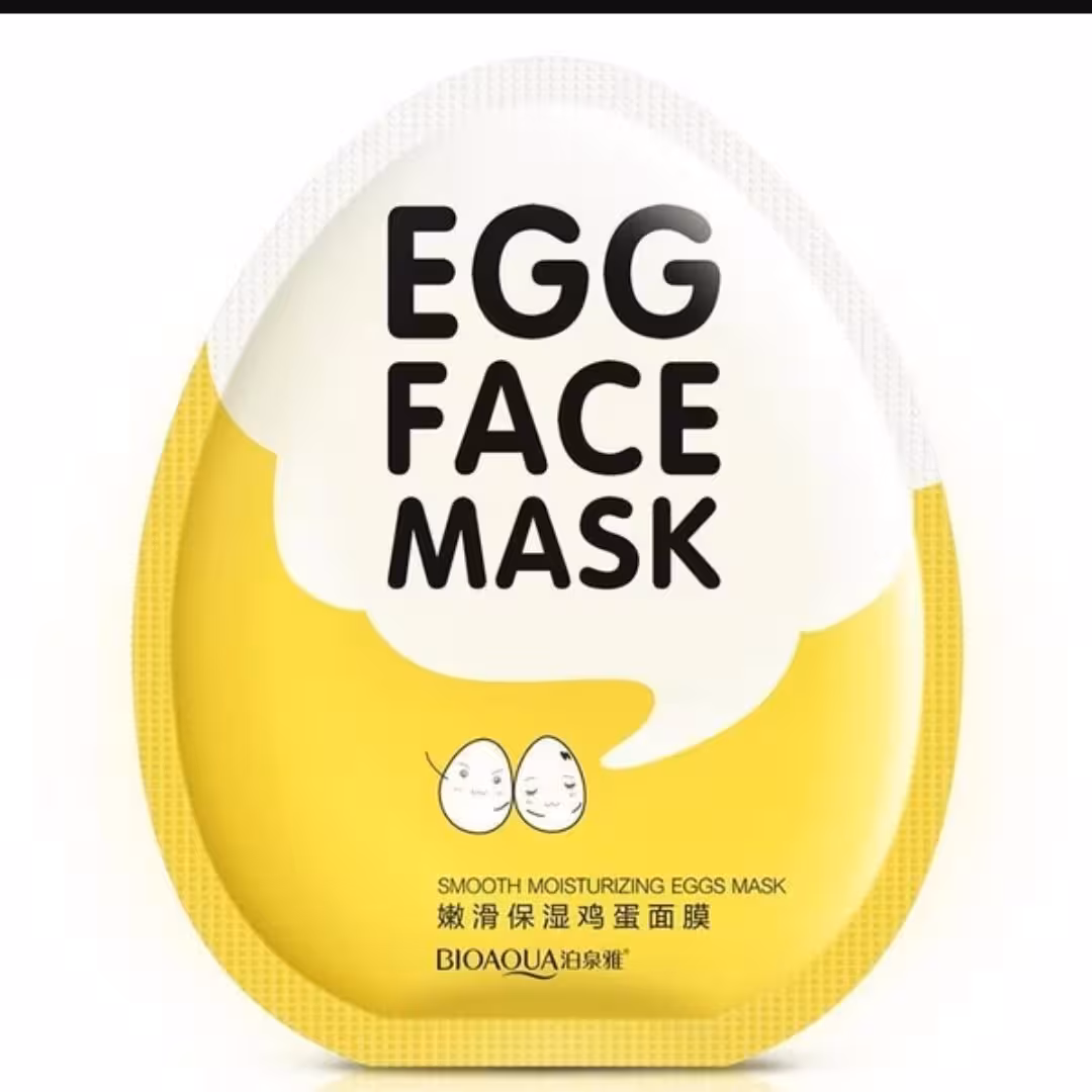 ماسک ورقه ای صورت تخم مرغی بیوآکوا