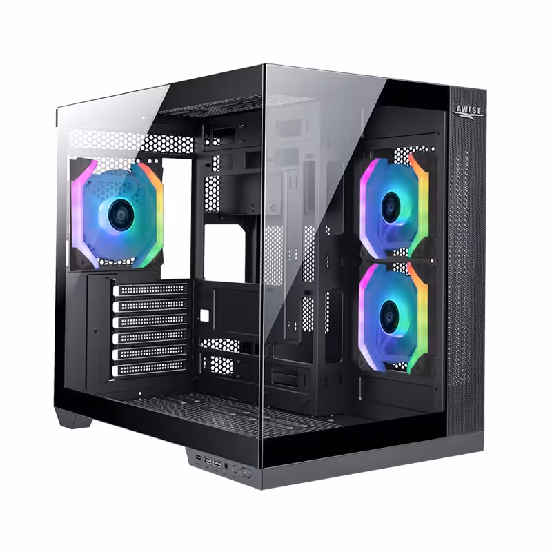 کیس اوست مدل AWEST GT-AQ12-M BLACK