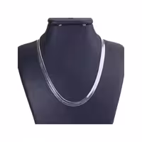 زنجیر استیل مردانه نقره ای هرینگبون 2431