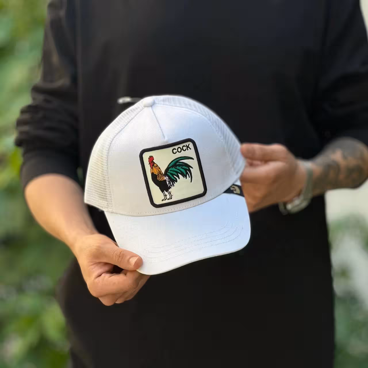 کلاه گورین خروس سفید