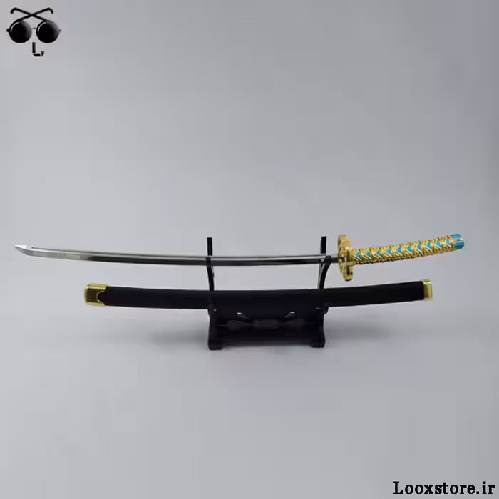 شمشیر دکوری بلند انیمه شیطان کش غلاف مشکی