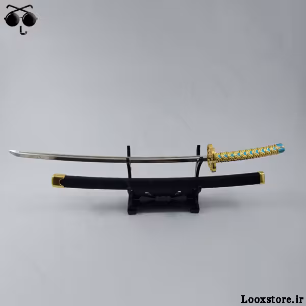 شمشیر دکوری بلند انیمه شیطان کش غلاف مشکی