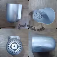 قاب عقب پنکه سانی ایستاده نقره ای