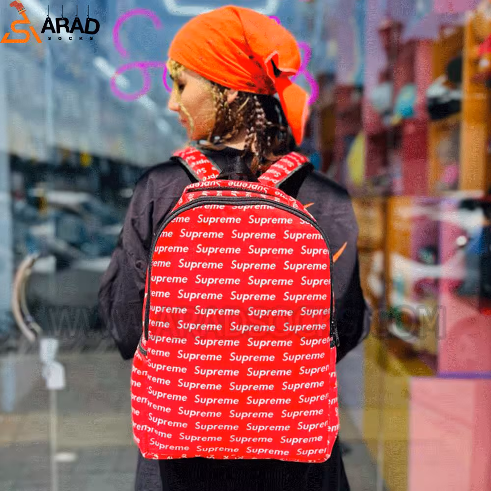 کوله پشتی طرح supreme