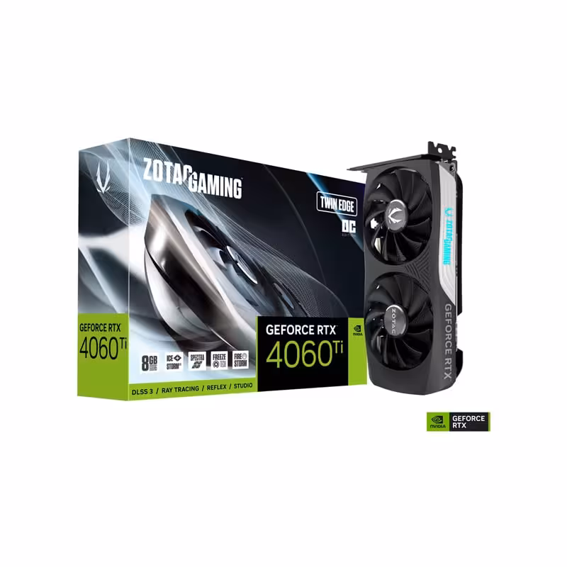 کارت گرافیک زوتاک مدل GAMING GeForce RTX4060 Ti 8GB Twin Edge OC