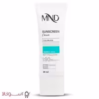 کرم ضد آفتاب بی رنگ ام ان دی مدل spf 90 پوست نرمال حجم 40 میل