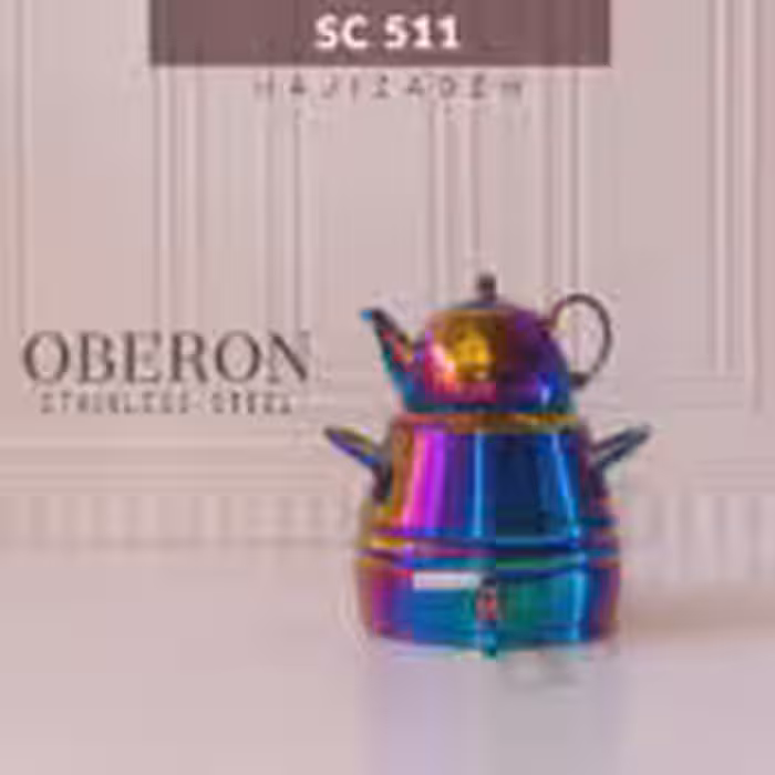 OBERON ابرون  کتری قوری هرمی هفت رنگ  SC-511
