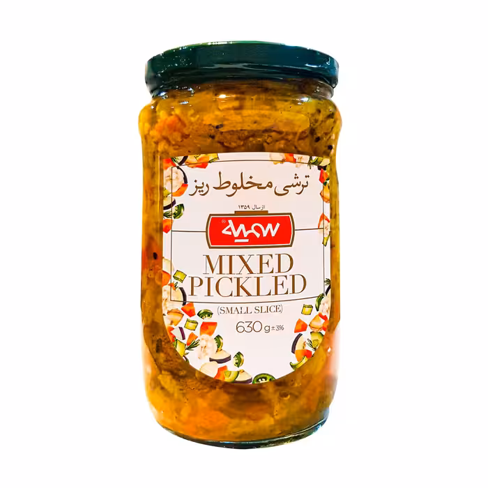 ترشی مخلوط سمیه 630 گرمی
