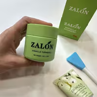 ماسک صورت درمانی زردچوبه zalon حجم 120گرمی