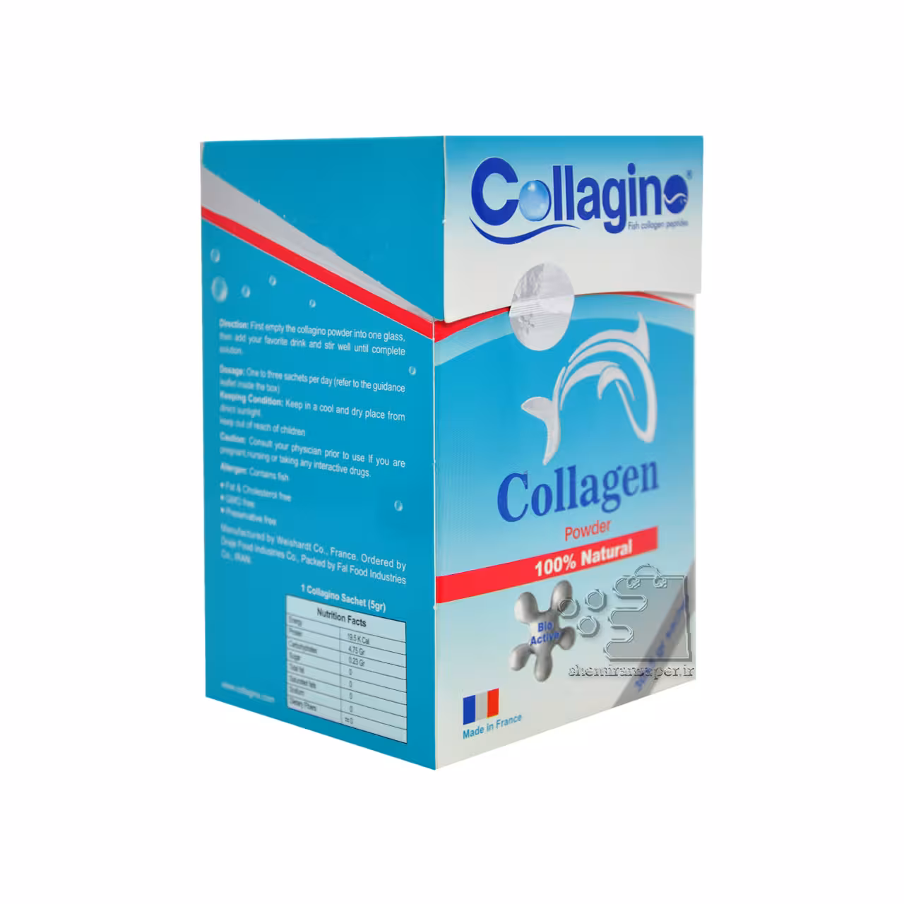 پودر کلاژن کلاژینو 30 ساشه(آبی)