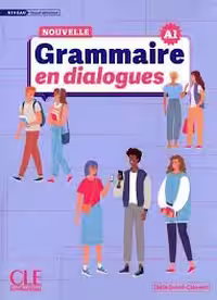 کتاب فرانسوی گرامر این دیالوگ Nouvelle grammaire en dialogues niveau grand debutant A1