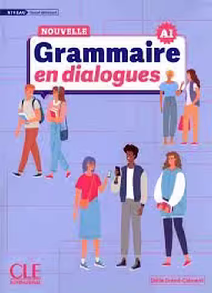 کتاب فرانسوی گرامر این دیالوگ Nouvelle grammaire en dialogues niveau grand debutant A1