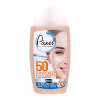ضد آفتاب پیکسل  SPF50 رنگی بژ روشن پوست چرب و جوش دار 50 میل