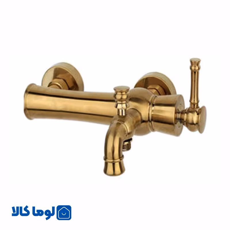 شیر حمام راسان مدل الیزه طلا مات