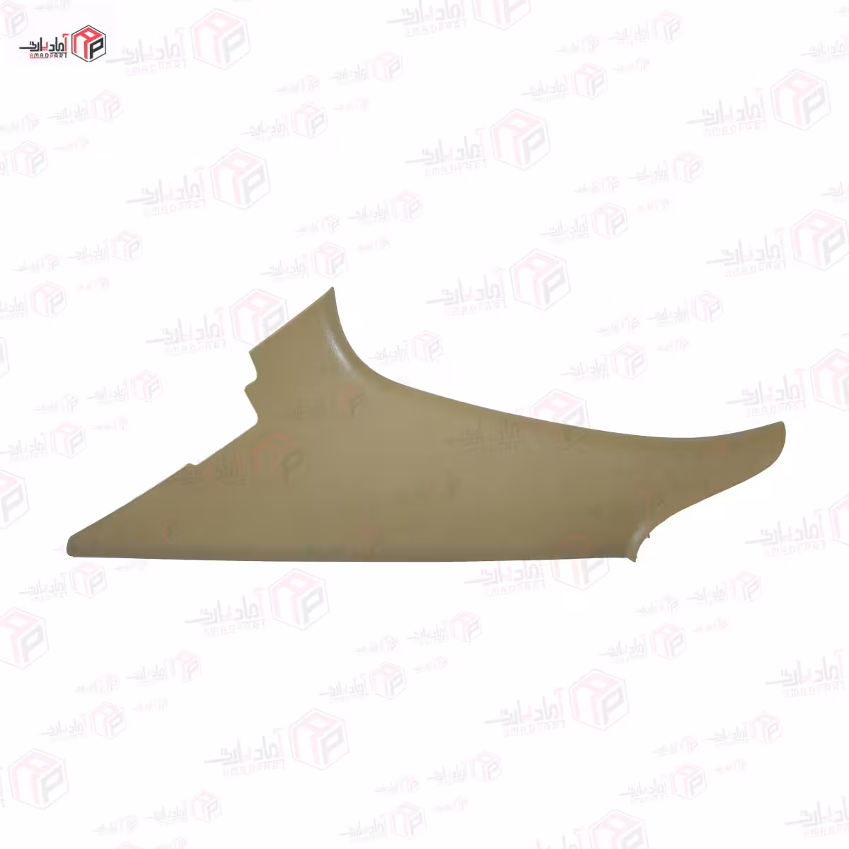 قاب پلاستیکی روکش بالای ستون عقب راست بژ روشن سمند