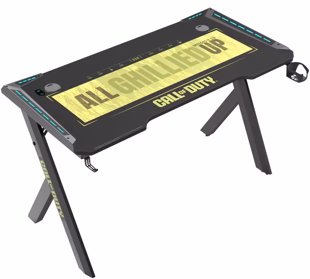 میز گیمینگ Game on مدل GAMEON Call Of Duty Hawksbill مشکی سبز