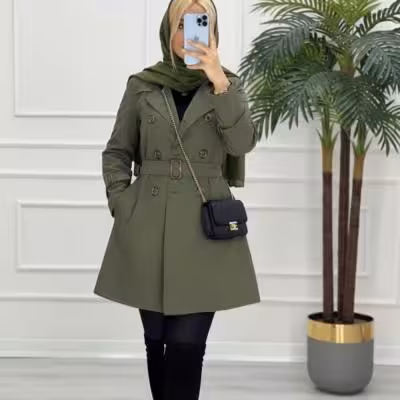 مانتو آستردار بارانی