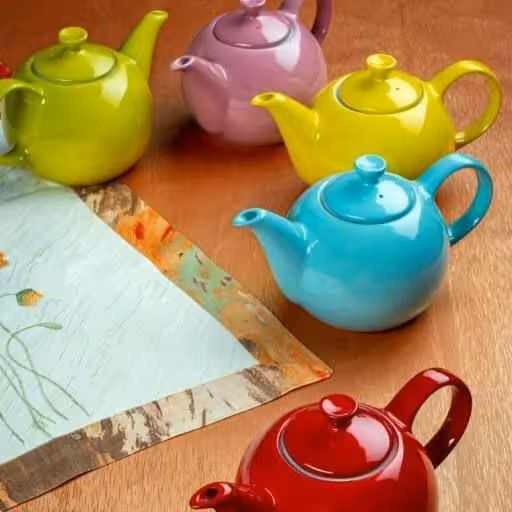 قوری چینی رنگی | amazonchi