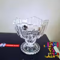 کاسه پایه دار بستنی خوری برلین آجیل خوری دسر خوری 6عددی