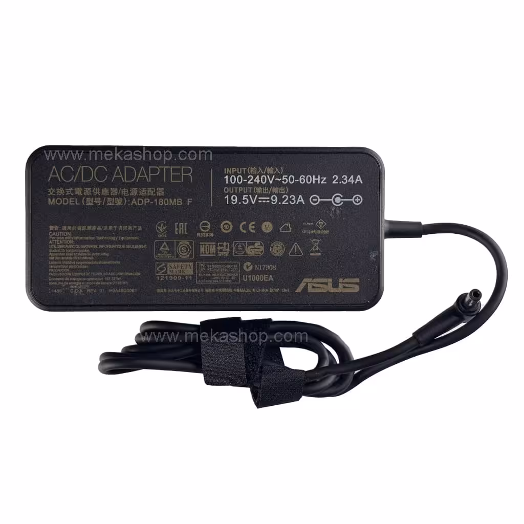 شارژر آداپتور اورجینال لپ تاپ ایسوس Asus 19.5V 9.23A 5.5*2.5 Slim