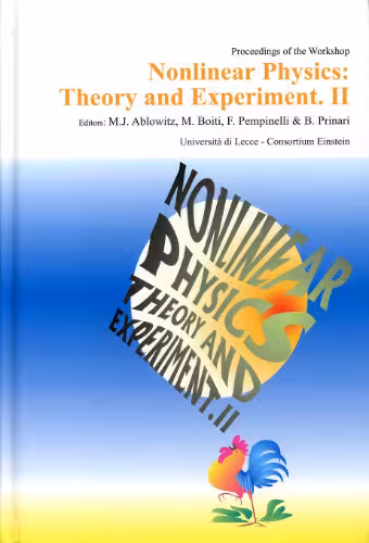 خرید و دانلود نسخه کامل کتاب Nonlinear physics: theory and experiment II