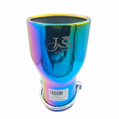 سر اگزوز جی اس ترک پژو داخل قرمز بیضی هفت رنگ کد 251