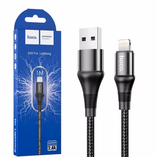 کابل آیفون (lightning) هوکو (hoco) مدل X50


