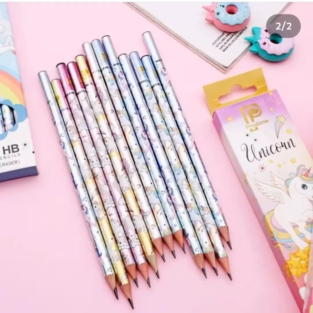 مداد مشکی یونیکورن براق کیفیت عالی