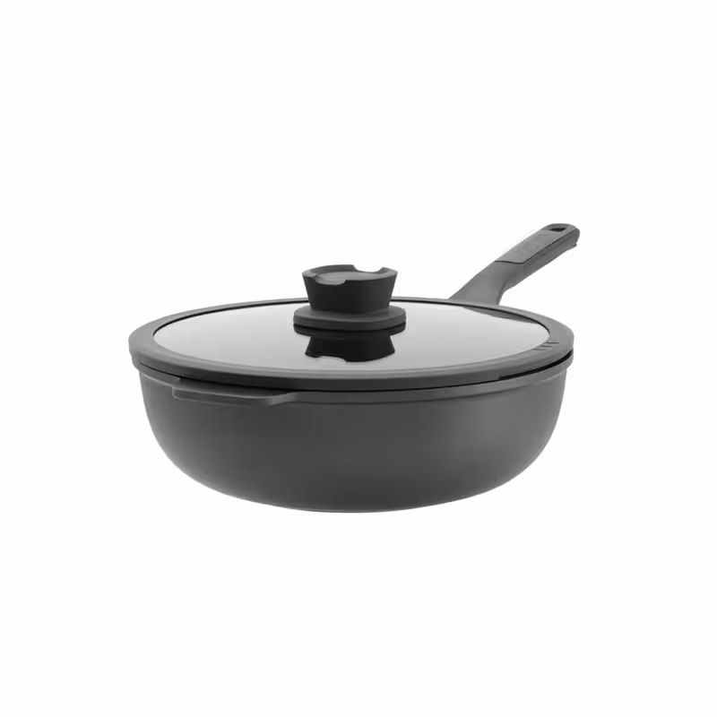 تابه ووک درب دار برگهف مدل Leo Stone سایز 30cm 5L