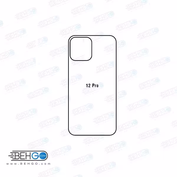 برچسب پشت گوشی آیفون Iphone 12 Pro