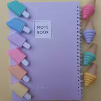 لوازم تحریر فانتزی نوشت افزار ماژیک هایلایت هایلایتر بستنی پک شش عددی