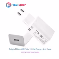 کابل و شارژر فست شارژ اصلی شیائومی Xiaomi Mi Note 10 Lite
