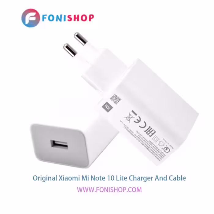 کابل و شارژر فست شارژ اصلی شیائومی Xiaomi Mi Note 10 Lite