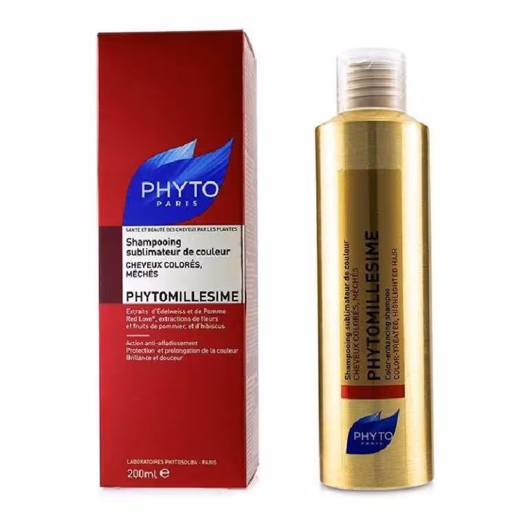 شامپو تثبیت کننده رنگ فیتو phyto، فرانسه،مناسب موهای رنگ و دکلره شده حجم 200 میل