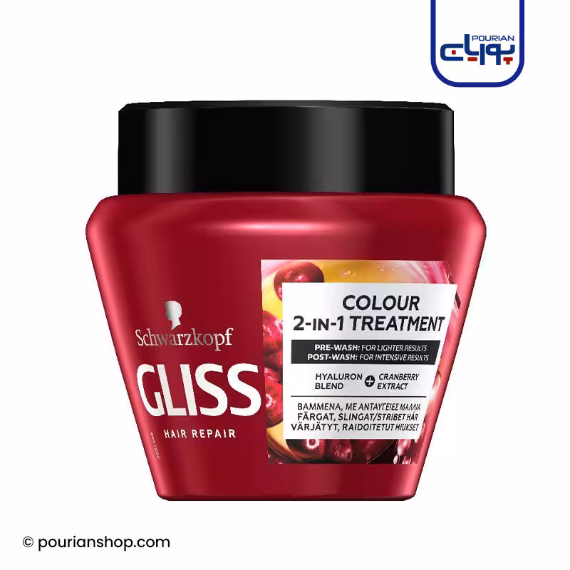 ماسک مو گلیس برای موهای رنگ شده مدل ULTIMATE COLOR حجم 300 میلی