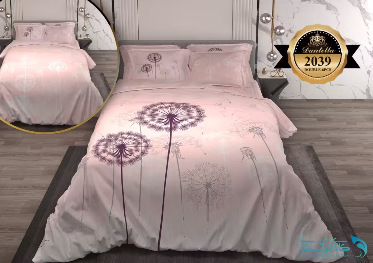 سرویس روتختی دانتلا طرح قاصدک  کد 2039 دو نفره