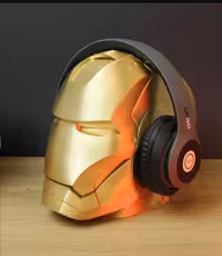 مدل سه بعدی هولدر هدفون طرح مردآهنی (STL)