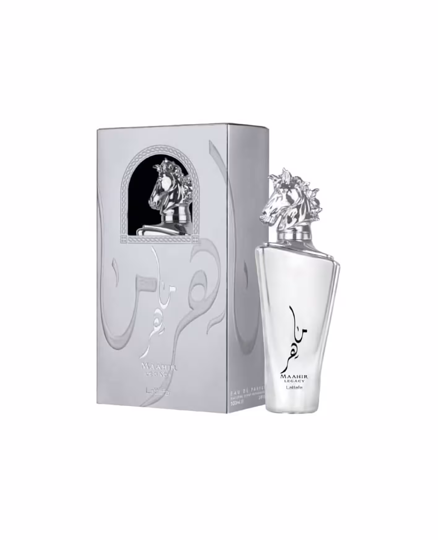 عطر ادکلن لطافه ماهر لگاسی نقره ای Lattafa Maahir Legacy