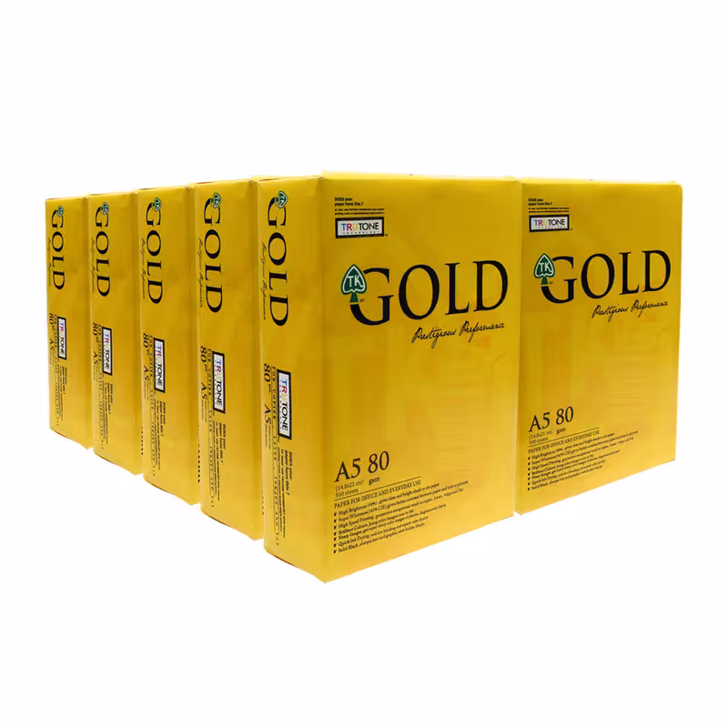 کاغذ A5 گلد کد 10 بسته 5000 عددی | چاوه