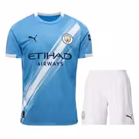 کیت اول منچسترسیتی فصل26-2025 بچگانه (پیراهن شورت) ورژن هواداری